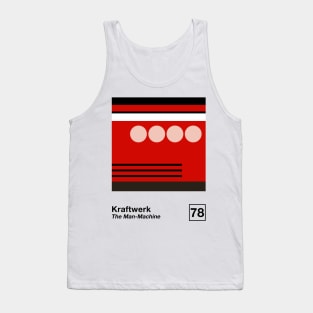 The Man-Machine / Minimalist Style Poster Artwork Design Tank Top